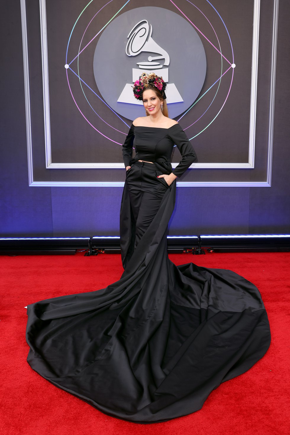 María Toledo, en la alfombra de los Premios Grammy Latinos 2021