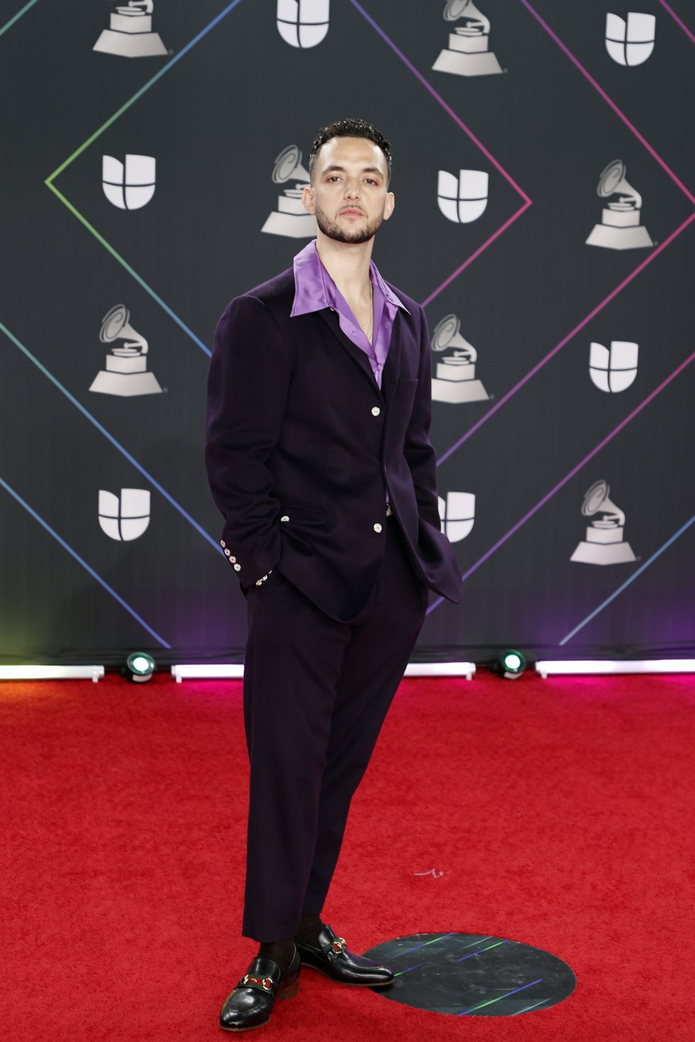 C. Tangana, en la alfombra roja de los Premios Grammy Latinos 2021