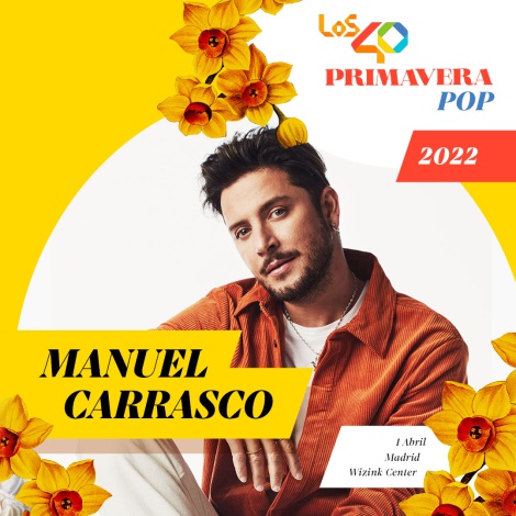 Manuel Carrasco se une a LOS40 Primavera Pop 2022
