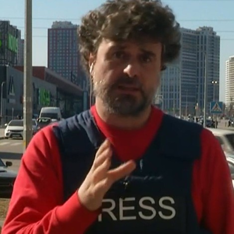 Marcos Méndez, el reportero de Ucrania que se rompe hablando de la muerte de un amigo de su cámara