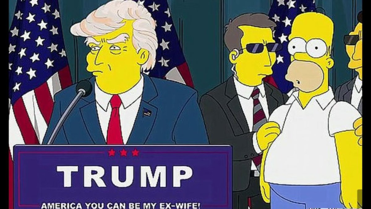 Donald Trump, en Los Simpson