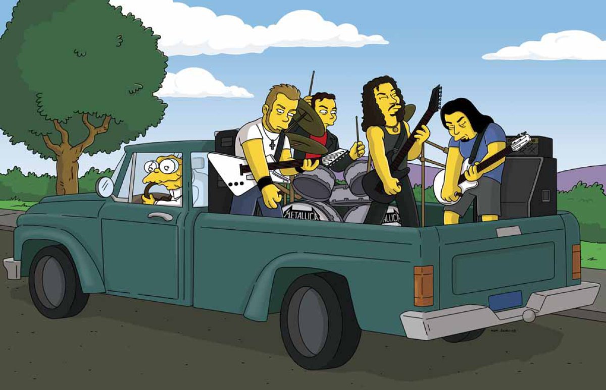 Metallica, en Los Simpson