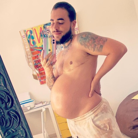 Roberto Bête, el modelo brasileño embarazado, da las gracias tras haber nacido su primer hijo
