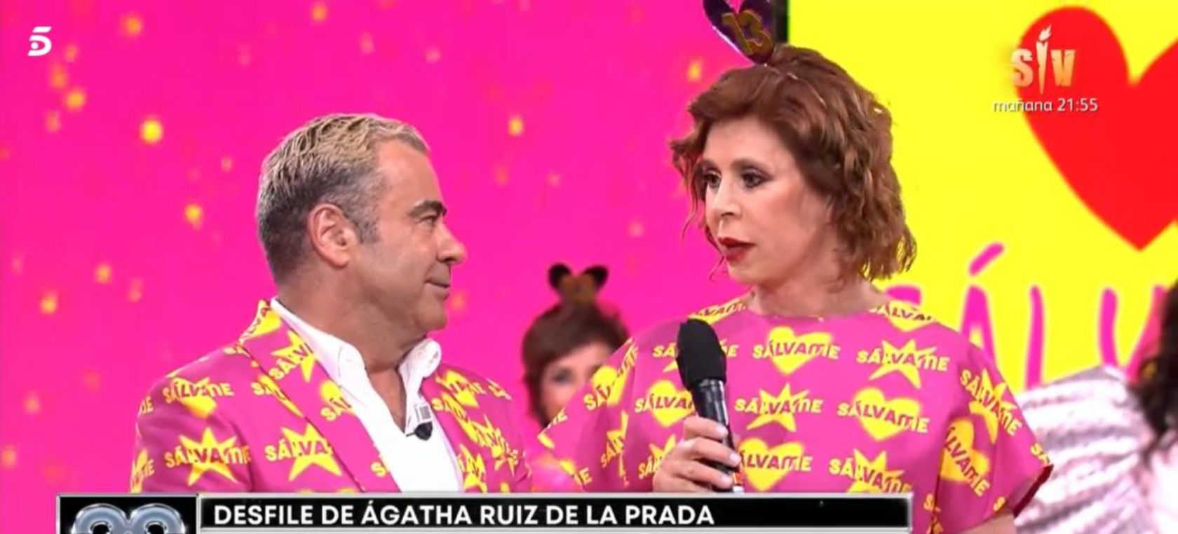 Jorge Javier Vázquez y Agatha Ruiz de la Prada