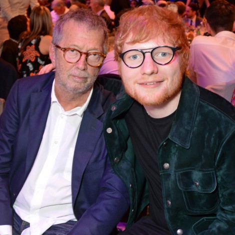 Eric Clapton y Ed Sheeran: Unidos por su pasión a las guitarras y por el fuego que las puso en peligro