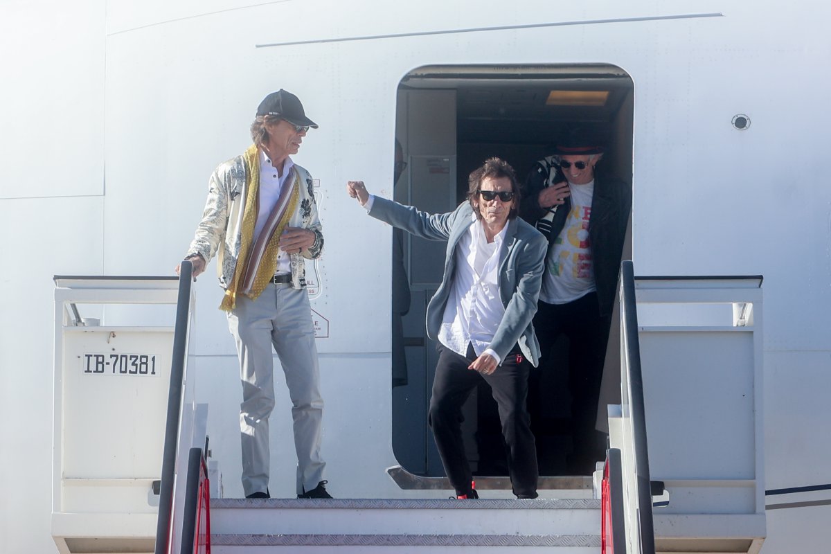 Mick Jagger, Ronnie Wood y Keith Richards, en suelo español 