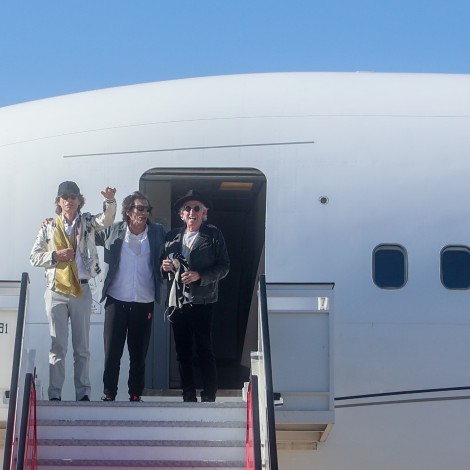 Los Rolling Stones ya están en Madrid: las fotos de su llegada