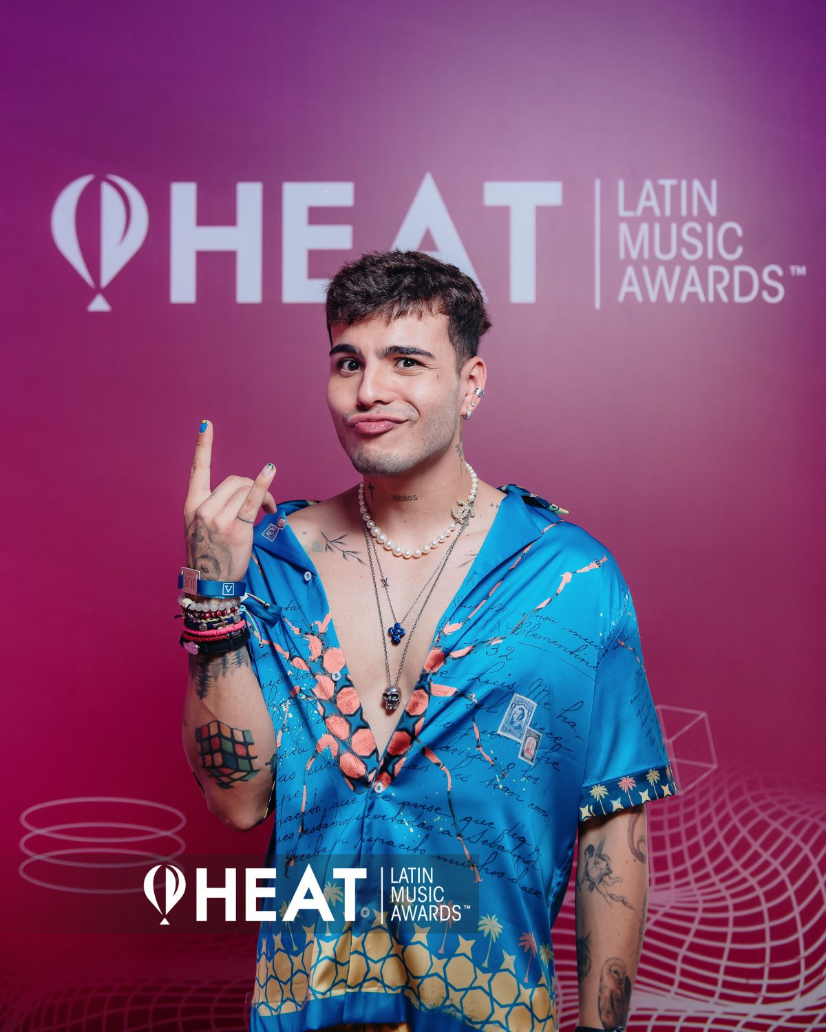 Galería Premios Heat: Kamm, Sebastián Villalobos y Goyo (Chocquibtown), entre otros, disfrutan la previa