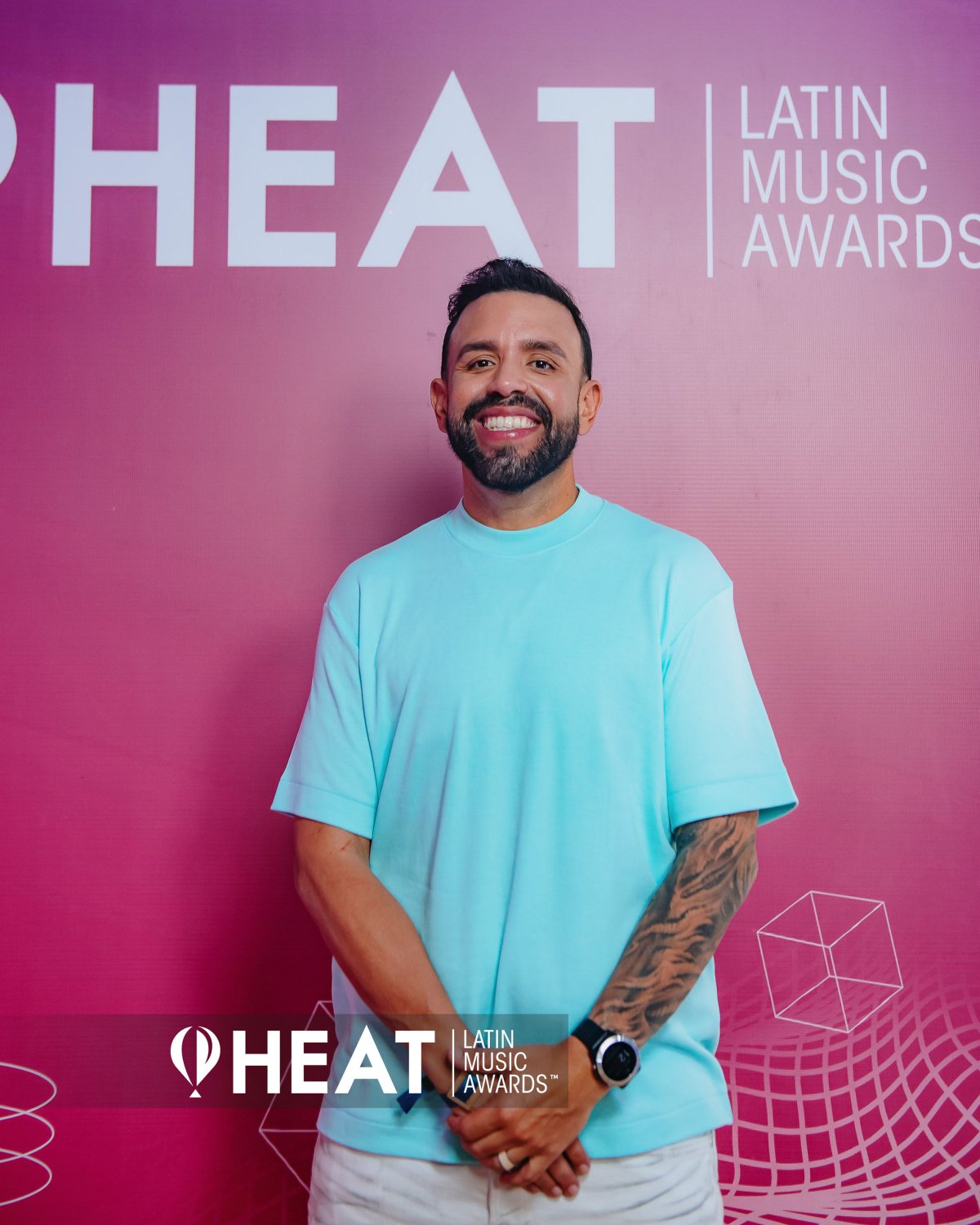 Galería Premios Heat: Kamm, Sebastián Villalobos y Goyo (Chocquibtown), entre otros, disfrutan la previa
