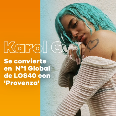 Karol G conquista España y Latinoamérica convirtiéndose en Número 1 Global con ‘Provenza’