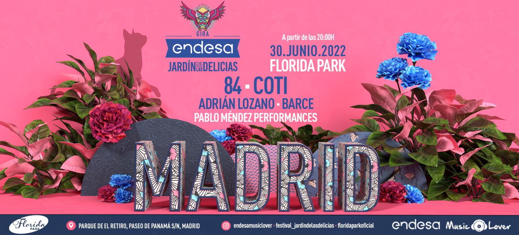 LOS40 te invita al Endesa Jardín de las Delicias Madrid, una experiencia única para Music Lovers