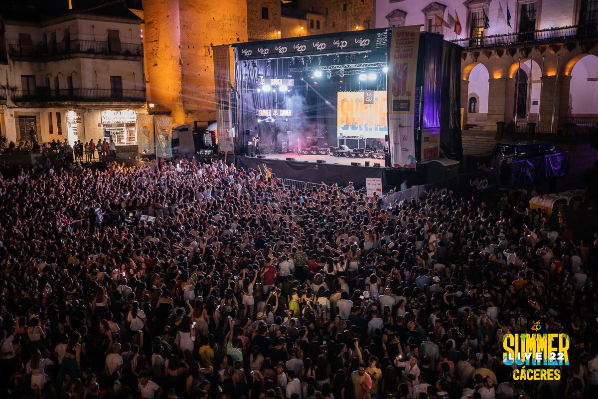 Las mejores fotos de LOS40 Summer Live 2022 en Cáceres