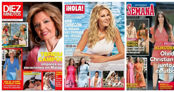 Estas son las portadas de las revistas del corazón de hoy miércoles 27 de  julio | Love 40 | LOS40