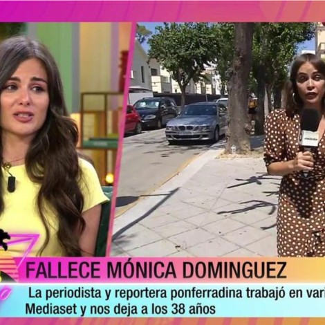 Alexia Rivas llora la muerte de su amiga Mónica Domínguez Blanco, reportera de Mediaset
