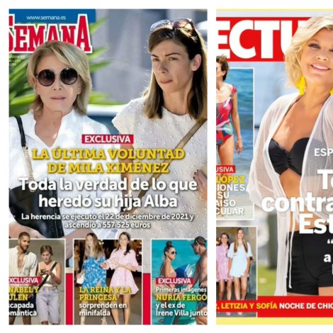 Estas son las portadas de las revistas del corazón de hoy miércoles 10 de agosto