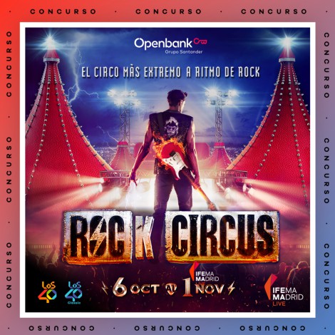 Consigue una entrada doble para disfrutar de Rock Circus en Madrid