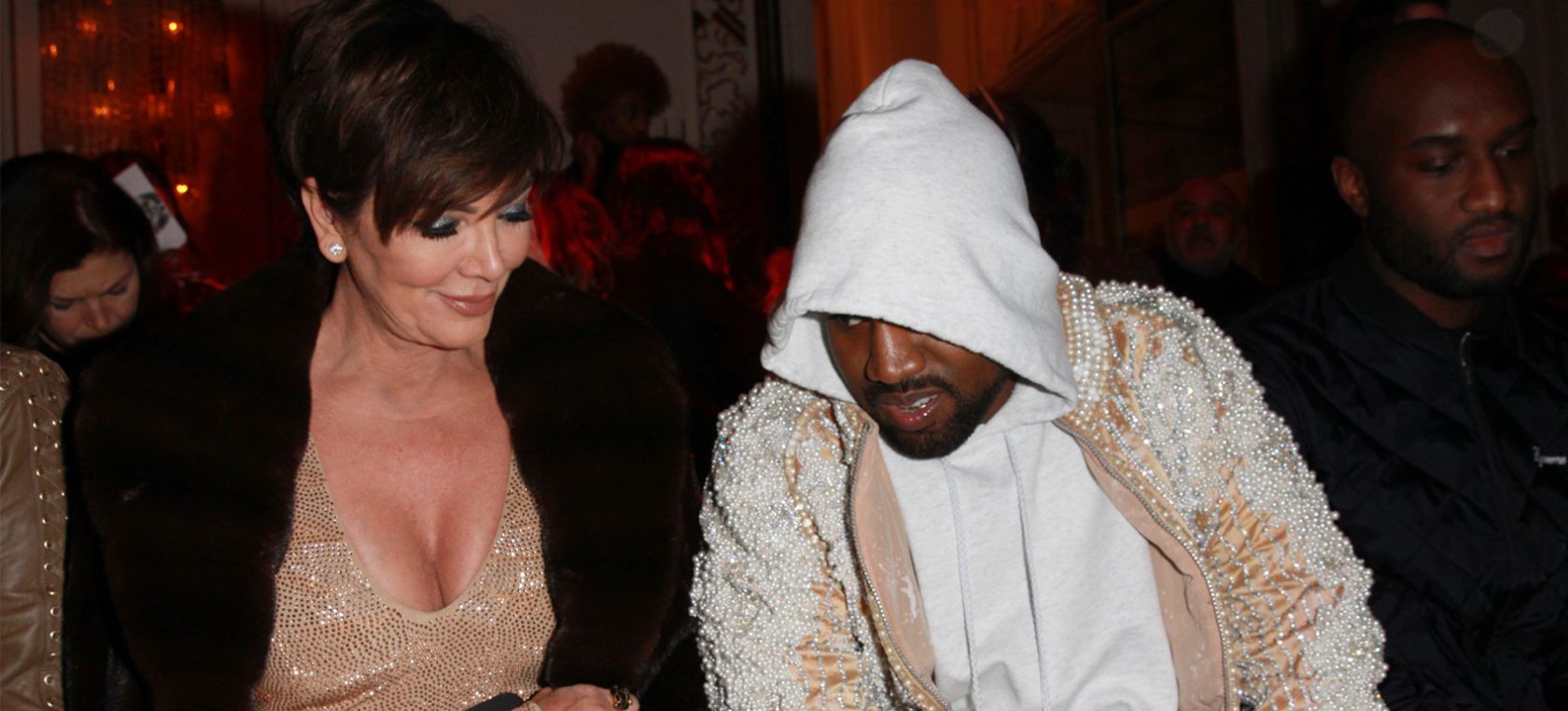 Kris Jenner y Kanye West