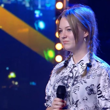 Risto Mejide se levanta a dar un abrazo a la joven ucraniana que logra emocionarle en ‘Got Talent’
