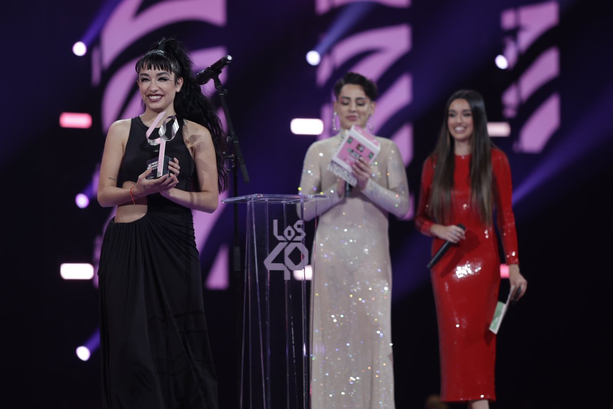 María Becerra, ganadora de LOS40 Music Awards 2022