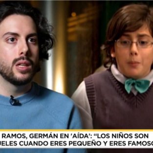 Rafa Ramos recuerda la época en la que era Germán en Aída: Los niños son muy crueles