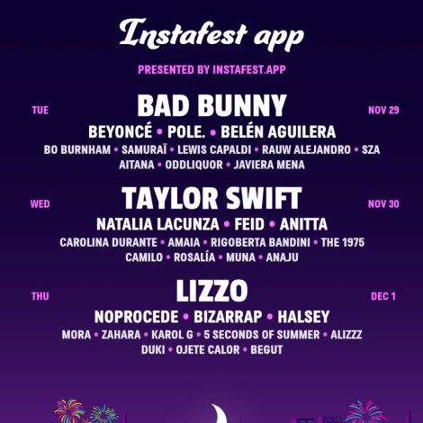Instafest compite con Wrapped de Spotify: cómo crear tu cartel de festival de música