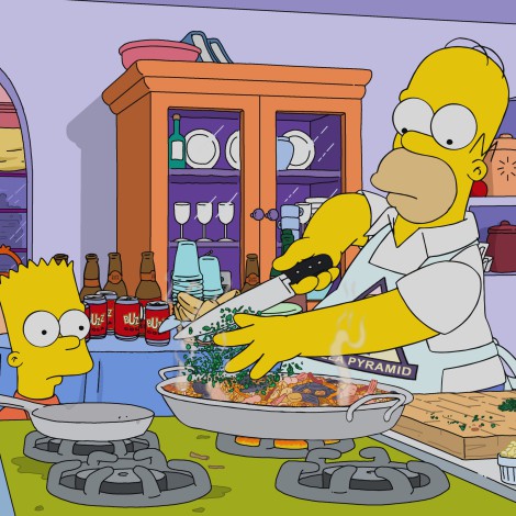 La temporada 34 de ‘Los Simpson’ empieza con polémica... ¡por una paella!