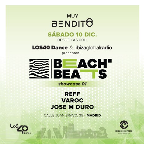 LOS40 Dance e Ibiza Global Radio celebran el primer showcase ‘Beach Beats’ con una gran fiesta en Madrid