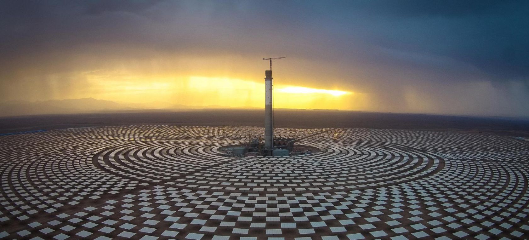 La planta solar de Uarzazate, en Marruecos.