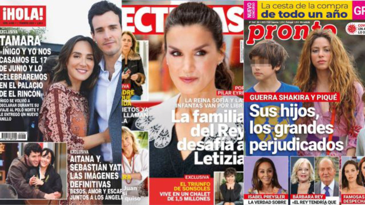 Estas son las portadas de las revistas del corazón de hoy, 25 de enero |  Love 40 | LOS40