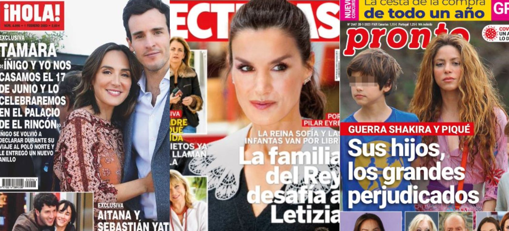 Estas son las portadas de las revistas del corazón de hoy, 25 de enero
