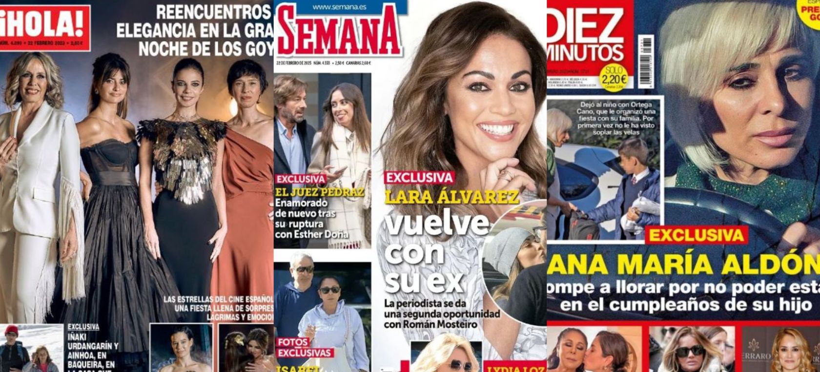 Estas Son Las Portadas De Las Revistas Del Corazón De Hoy 15 De Febrero Love 40 Los40 4481