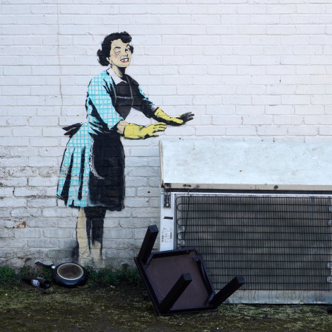 Banksy revela su última obra: una denuncia contra la violencia de género