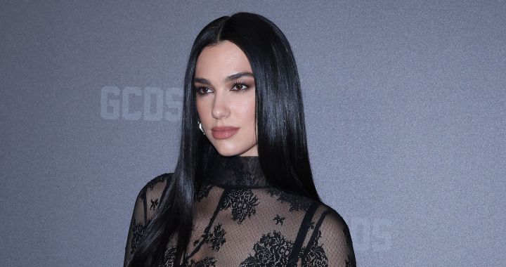 Transparent and lace: Dua Lipa surprises with her choice of dress for Milan Fashion Week