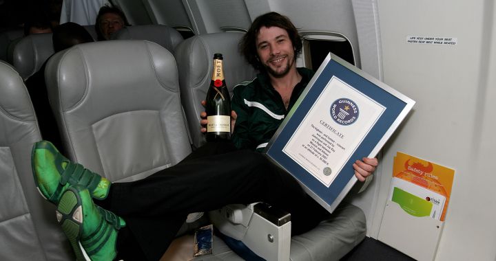 The day Jamiroquai held a concert on an airplane at 30,000 feet |  LOS40 Classic