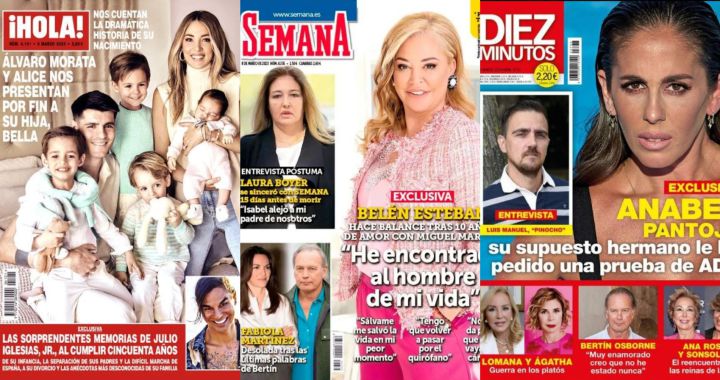 These are the covers of today’s heart magazines, March 1