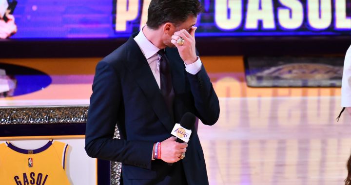 Pau Gasol bursts into tears remembering Kobe Bryant the day he made Spanish basketball history