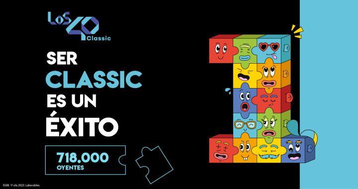 LOS40 Classic smashes its record and reaches 718,000 daily listeners