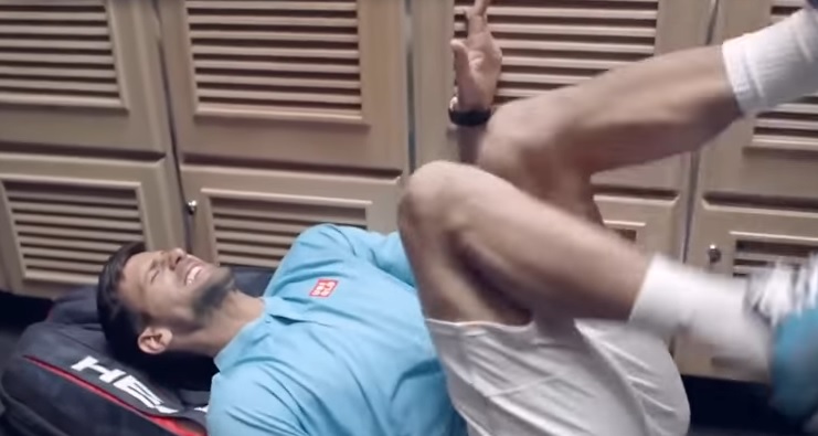 El divertido baile de Novak Djokovic al ritmo de Simple Minds
